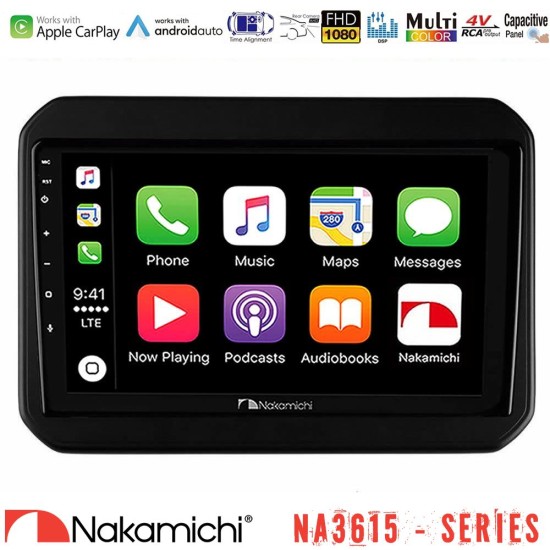 Nakamichi NA3615 Series Με Wireless Carplay & Android Auto Suzuki Ignis Media Station Tablet 9" Nakamichi NA3615 Series Με Wireless Carplay & Android Auto Suzuki Ignis Media Station Tablet 9"