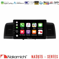 Nakamichi NA3615 Series Με Wireless Carplay & Android Auto Toyota Corolla 2002-2006 Media Station Tablet 9" (Black) Nakamichi NA3615 Series Με Wireless Carplay & Android Auto Toyota Corolla 2002-2006 Media Station Tablet 9" (Black)