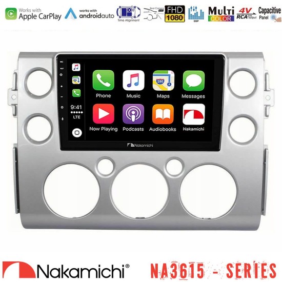 Nakamichi NA3615 Series Με Wireless Carplay & Android Auto Toyota FJ 2007-2014 Media Station Tablet 9" Nakamichi NA3615 Series Με Wireless Carplay & Android Auto Toyota FJ 2007-2014 Media Station Tablet 9"
