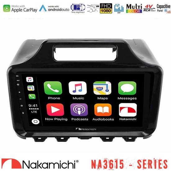 Nakamichi NA3615 Series Με Wireless Carplay & Android Auto  Toyota iQ 2008 – 2015 Media Station Tablet 9"