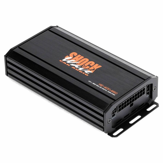 ShockWave 4Channel Plug & Play Amplifier 4x60WRms @ 4Ohm XE-400.4ISO (Mini Size)