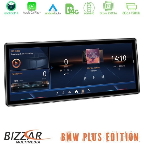 Bizzar Plus Edition BMW X5 & X6 Series F15/F16 EVO Android14 8Core (8+128GB) Navigation Multimedia 12.3" Slim Pro
