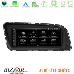 Bizzar Lite Edition AUDI Q5 2008-2015 Android14 8Core (4+64GB) Navigation Multimedia 8.8"