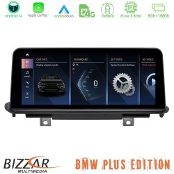 Bizzar Plus Edition BMW X5 & X6 Series F15/F16 NBT Android14 8Core (8+128GB) Navigation Multimedia 10.25" HD Black Panel
