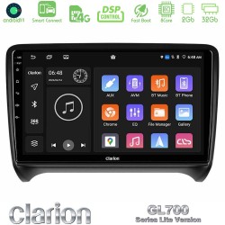 Clarion GL700 Lite Series 8Core Android ClarionOS 2+32GB Audi TT B7 Navigation Multimedia Tablet 9" Με Carplay & Android Auto Clarion GL700 Lite Series 8Core Android ClarionOS 2+32GB Audi TT B7 Navigation Multimedia Tablet 9" Με Carplay & Android Auto