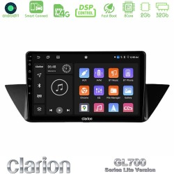 Clarion GL700 Lite Series 8Core Android ClarionOS 2+32GB BMW Χ1 E84 Navigation Multimedia Tablet 10" Με Carplay & Android Auto Clarion GL700 Lite Series 8Core Android ClarionOS 2+32GB BMW Χ1 E84 Navigation Multimedia Tablet 10" Με Carplay & Android Auto