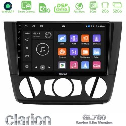 Clarion GL700 Lite Series 8Core Android ClarionOS 2+32GB BMW 1Series E81/E82/E87/E88 (MANUAL A/C) Navigation Multimedia Tablet 9" Με Carplay & Android Auto Clarion GL700 Lite Series 8Core Android ClarionOS 2+32GB BMW 1Series E81/E82/E87/E88 (MANUAL A/C) Navigation Multimedia Tablet 9" Με Carplay & Android Auto