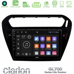 Clarion GL700 Lite Series 8Core Android ClarionOS 2+32GB Citroen C-Elysee / Peugeot 301 Navigation Multimedia Tablet 9" Με Carplay & Android Auto Clarion GL700 Lite Series 8Core Android ClarionOS 2+32GB Citroen C-Elysee / Peugeot 301 Navigation Multimedia Tablet 9" Με Carplay & Android Auto