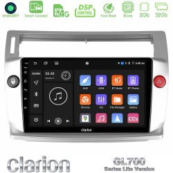 Clarion GL700 Lite Series 8Core Android ClarionOS 2+32GB Citroen C4 2004-2010 Navigation Multimedia Tablet 9" Με Carplay & Android Auto Clarion GL700 Lite Series 8Core Android ClarionOS 2+32GB Citroen C4 2004-2010 Navigation Multimedia Tablet 9" Με Carplay & Android Auto