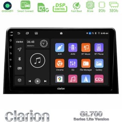 Clarion GL700 Lite Series 8Core Android ClarionOS 2+32GB Peugeot Partner / Citroen Berlingo 2020-> Navigation Multimedia Tablet 10" Με Carplay & Android Auto