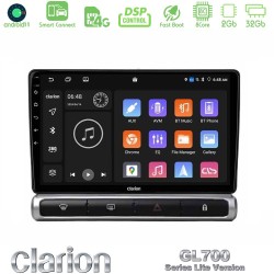 Clarion GL700 Lite Series 8Core Android11 2+32GB Citroen C3 2016-> Navigation Multimedia Tablet 9" Με Carplay & Android Auto
