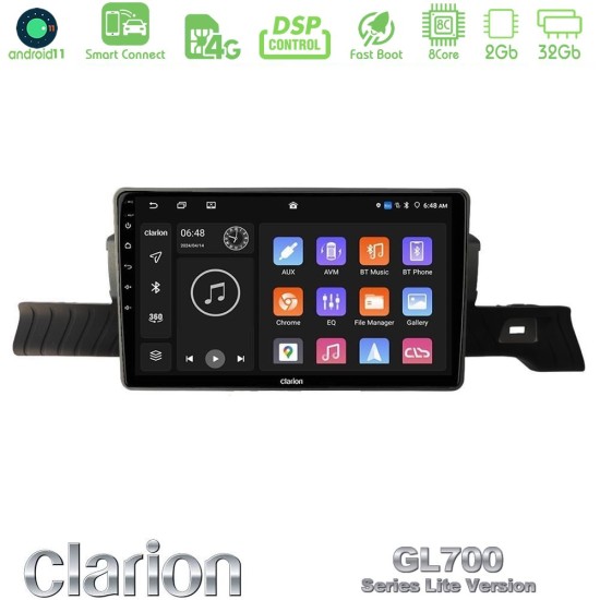Clarion GL700 Lite Series 8Core Android ClarionOS 2+32GB Citroen C3 You 2025-> Navigation Multimedia Tablet 9" Με Carplay & Android Auto Clarion GL700 Lite Series 8Core Android ClarionOS 2+32GB Citroen C3 You 2025-> Navigation Multimedia Tablet 9" Με Carplay & Android Auto