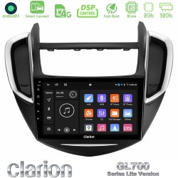 Clarion GL700 Lite Series 8Core Android ClarionOS 2+32GB Chevrolet Trax 2013-2020 Navigation Multimedia Tablet 9" Με Carplay & Android Auto Clarion GL700 Lite Series 8Core Android ClarionOS 2+32GB Chevrolet Trax 2013-2020 Navigation Multimedia Tablet 9" Με Carplay & Android Auto