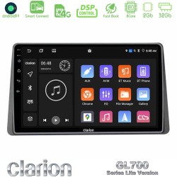 Clarion GL700 Lite Series Dacia Duster 2023-2024 8Core Android ClarionOS 2+32GB Navigation Multimedia Tablet 10" Με Carplay & Android Auto Με Carplay & Android Auto