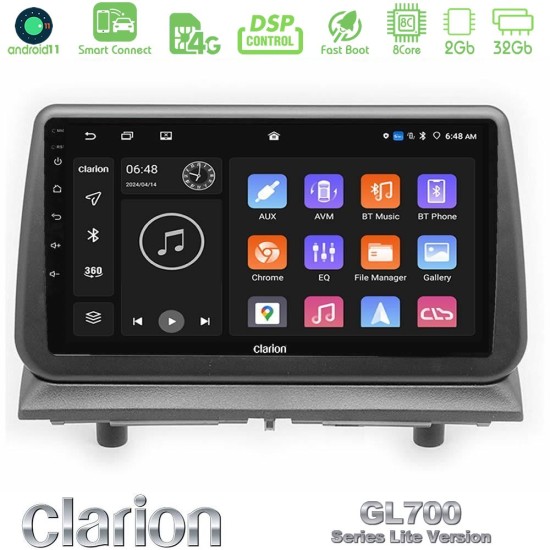 Clarion GL700 Lite Series Dodge Nitro 2007-2011 8Core Android ClarionOS 2+32GB Navigation Multimedia Tablet 9" Με Carplay & Android Auto Με Carplay & Android Auto