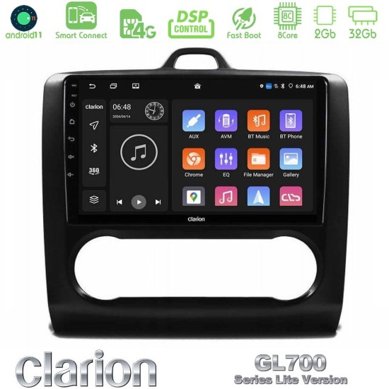Clarion GL700 Lite Series 8Core Android ClarionOS 2+32GB Ford Focus Auto AC Navigation Multimedia Tablet 9" Με Carplay & Android Auto Clarion GL700 Lite Series 8Core Android ClarionOS 2+32GB Ford Focus Auto AC Navigation Multimedia Tablet 9" Με Carplay & Android Auto