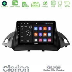 Clarion GL700 Lite Series 8Core Android ClarionOS 2+32GB Ford C-Max/Kuga Navigation Multimedia Tablet 9" Με Carplay & Android Auto