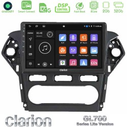 Clarion GL700 Lite Series 8Core Android ClarionOS 2+32GB Ford Mondeo 2011-2014 Navigation Multimedia Tablet 10" Με Carplay & Android Auto