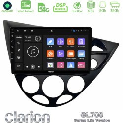 Clarion GL700 Lite Series 8Core Android ClarionOS 2+32GB Ford Focus 1999-2004 (RHD) Navigation Multimedia Tablet 9" Με Carplay & Android Auto