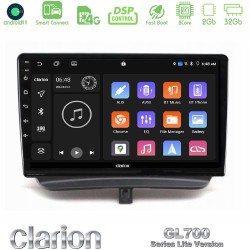 Clarion GL700 Lite Series 8Core Android ClarionOS 2+32GB Ford Courier 2015-2023 Navigation Multimedia Tablet 9" Με Carplay & Android Auto