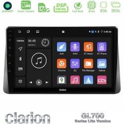 Clarion GL700 Lite Series 8Core Android ClarionOS 2+32GB Ford Focus 2019-> Navigation Multimedia Tablet 9" Με Carplay & Android Auto