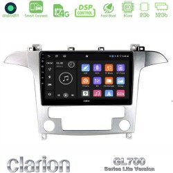 Clarion GL700 Lite Series Ford S-Max 2006-2012 8Core Android ClarionOS 2+32GB Navigation Multimedia Tablet 9" Με Carplay & Android Auto Με Carplay & Android Auto