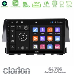 Clarion GL700 Lite Series 8Core Android ClarionOS 2+32GB Honda Civic 2016-2020 Navigation Multimedia Tablet 9" Με Carplay & Android Auto