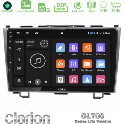 Clarion GL700 Lite Series 8Core Android ClarionOS 2+32GB Honda CRV Navigation Multimedia Tablet 9" Με Carplay & Android Auto