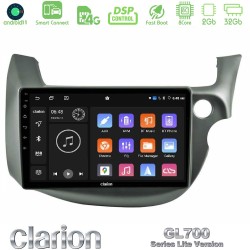 Clarion GL700 Lite Series 8Core Android ClarionOS 2+32GB Honda Jazz (Fit) 2009-2013 RHD Navigation Multimedia Tablet 10" Με Carplay & Android Auto
