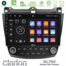 Clarion GL700 Lite Series 8Core Android ClarionOS 2+32GB Honda Accord 2002-2008 Navigation Multimedia Tablet 10" Με Carplay & Android Auto
