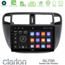 Clarion GL700 Lite Series 8Core Android ClarionOS 2+32GB Honda Civic 1995-2001 Navigation Multimedia Tablet 9" Με Carplay & Android Auto