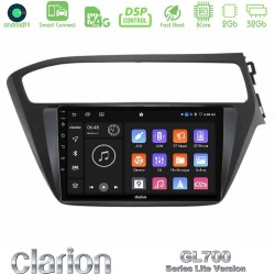 Clarion GL700 Lite Series 8Core Android ClarionOS 2+32GB Hyundai i20 2018-2020 RHD Navigation Multimedia Tablet 9" Με Carplay & Android Auto