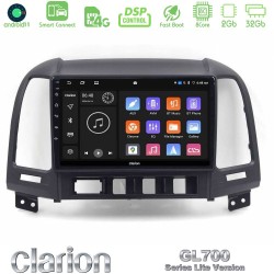 Clarion GL700 Lite Series 8Core Android ClarionOS 2+32GB Hyundai Santa Fe 2006-2013 Navigation Multimedia Tablet 9" Με Carplay & Android Auto Clarion GL700 Lite Series 8Core Android ClarionOS 2+32GB Hyundai Santa Fe 2006-2013 Navigation Multimedia Tablet 9" Με Carplay & Android Auto