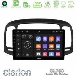 Clarion GL700 Lite Series 8Core Android ClarionOS 2+32GB Hyundai Accent 2006-2011 Navigation Multimedia Tablet 9" Με Carplay & Android Auto