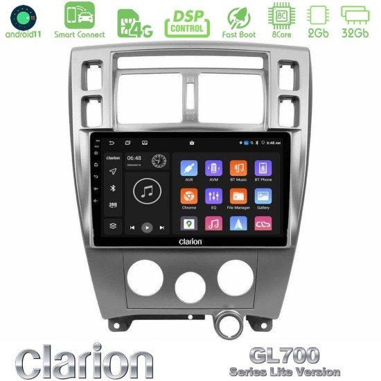 Clarion GL700 Lite Series 8Core Android ClarionOS 2+32GB Hyundai Tucson Navigation Multimedia Tablet 10" Με Carplay & Android Auto