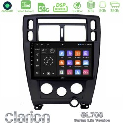 Clarion GL700 Lite Series Hyundai Tucson 2006 – 2013 8Core Android ClarionOS 2+32GB Navigation Multimedia Tablet 10" Με Carplay & Android Auto Με Carplay & Android Auto