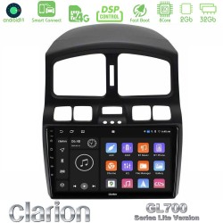 Clarion GL700 Lite Series 8Core Android ClarionOS 2+32GB Hyundai Santa Fe 2000-2006 Navigation Multimedia Tablet 9" Με Carplay & Android Auto Clarion GL700 Lite Series 8Core Android ClarionOS 2+32GB Hyundai Santa Fe 2000-2006 Navigation Multimedia Tablet 9" Με Carplay & Android Auto