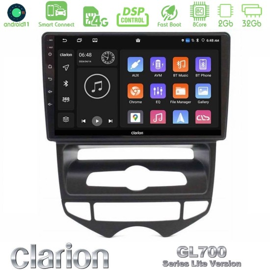 Clarion GL700 Lite Series 8Core Android ClarionOS 2+32GB Hyundai ix20 2010-2020 (AUTO A/C) Navigation Multimedia Tablet 10" Με Carplay & Android Auto Clarion GL700 Lite Series 8Core Android ClarionOS 2+32GB Hyundai ix20 2010-2020 (AUTO A/C) Navigation Multimedia Tablet 10" Με Carplay & Android Auto