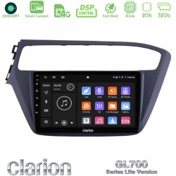 Clarion GL700 Lite Series 8Core Android ClarionOS 2+32GB Hyundai i20 2018-2020 Navigation Multimedia Tablet 9" Με Carplay & Android Auto