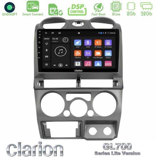 Clarion GL700 Lite Series 8Core Android ClarionOS 2+32GB Isuzu D-Max 2007-2011 Navigation Multimedia Tablet 9" Με Carplay & Android Auto