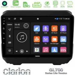 Clarion GL700 Lite Series 8Core Android ClarionOS 2+32GB Jeep Wrangler 2018-> Navigation Multimedia Tablet 9" Με Carplay & Android Auto Clarion GL700 Lite Series 8Core Android ClarionOS 2+32GB Jeep Wrangler 2018-> Navigation Multimedia Tablet 9" Με Carplay & Android Auto