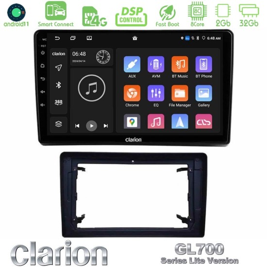 Clarion GL700 Lite Series 8Core Android ClarionOS 2+32GB Chrysler / Dodge / Jeep Navigation Multimedia Tablet 10" Με Carplay & Android Auto