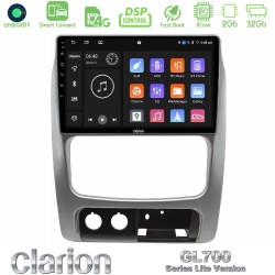 Clarion GL700 Lite Series 8Core Android ClarionOS 2+32GB Jeep Cherokee (KJ) 2002-2007 Navigation Multimedia Tablet 9" Με Carplay & Android Auto Clarion GL700 Lite Series 8Core Android ClarionOS 2+32GB Jeep Cherokee (KJ) 2002-2007 Navigation Multimedia Tablet 9" Με Carplay & Android Auto