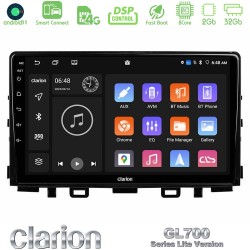Clarion GL700 Lite Series 8Core Android ClarionOS 2+32GB Kia Stonic Navigation Multimedia Tablet 9" Με Carplay & Android Auto Clarion GL700 Lite Series 8Core Android ClarionOS 2+32GB Kia Stonic Navigation Multimedia Tablet 9" Με Carplay & Android Auto