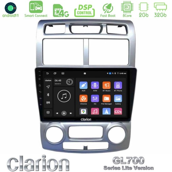 Clarion GL700 Lite Series 8Core Android ClarionOS 2+32GB Kia Sportage 2005-2008 Navigation Multimedia Tablet 9"" Με Carplay & Android Auto Clarion GL700 Lite Series 8Core Android ClarionOS 2+32GB Kia Sportage 2005-2008 Navigation Multimedia Tablet 9"" Με Carplay & Android Auto