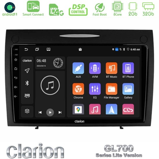 Clarion GL700 Lite Series 8Core Android ClarionOS 2+32GB Mercedes SLK Class Navigation Multimedia Tablet 9" Με Carplay & Android Auto Clarion GL700 Lite Series 8Core Android ClarionOS 2+32GB Mercedes SLK Class Navigation Multimedia Tablet 9" Με Carplay & Android Auto