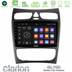 Clarion GL700 Lite Series 8Core Android ClarionOS 2+32GB Mercedes CLK Class W209 2000-2004 Navigation Multimedia Tablet 9" Με Carplay & Android Auto Clarion GL700 Lite Series 8Core Android ClarionOS 2+32GB Mercedes CLK Class W209 2000-2004 Navigation Multimedia Tablet 9" Με Carplay & Android Auto