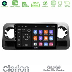 Clarion GL700 Lite Series 8Core Android ClarionOS 2+32GB Mercedes Sprinter W907 Navigation Multimedia Tablet 10" Με Carplay & Android Auto