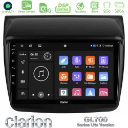 Clarion GL700 Lite Series 8Core Android ClarionOS 2+32GB Mitsubishi L200 Navigation Multimedia Tablet 9" Με Carplay & Android Auto