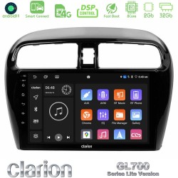 Clarion GL700 Lite Series 8Core Android ClarionOS 2+32GB Mitsubishi Space Star 2013-2016 Navigation Multimedia Tablet 9" Με Carplay & Android Auto